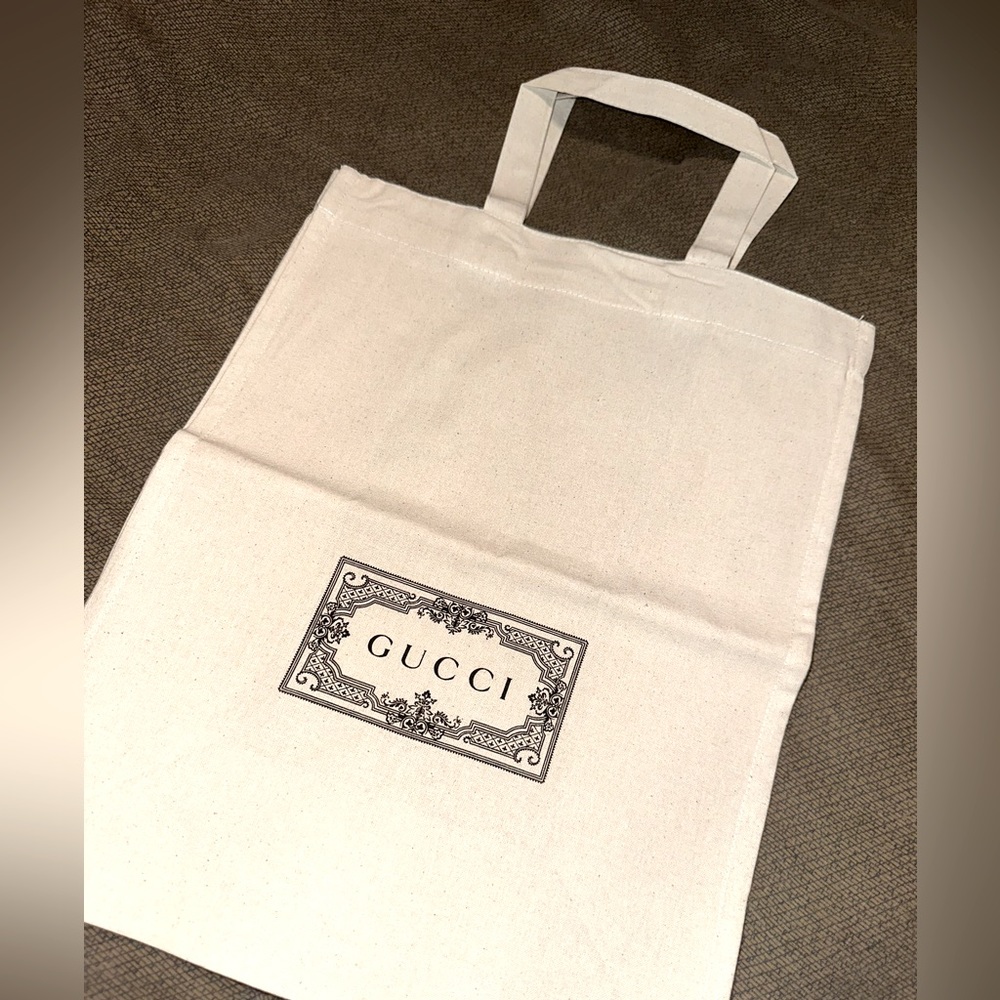 NEW Gucci reusable canvas tote.